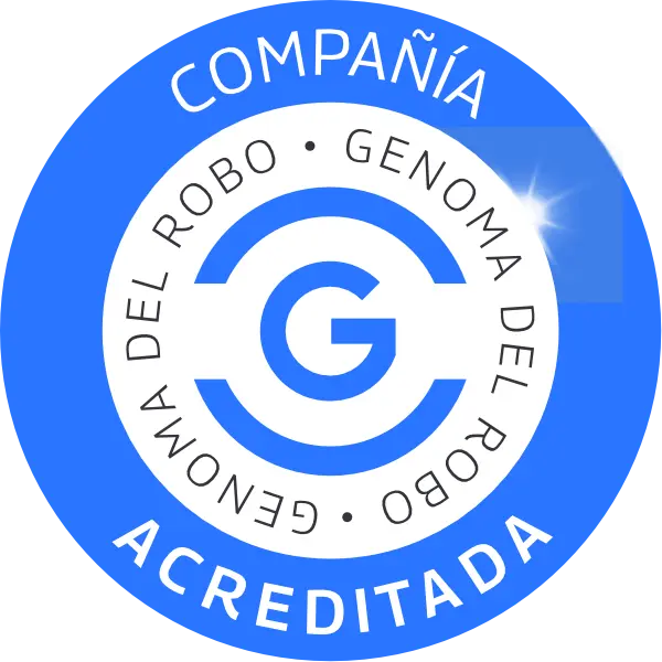 Sello de acreditación Genoma del Robo
