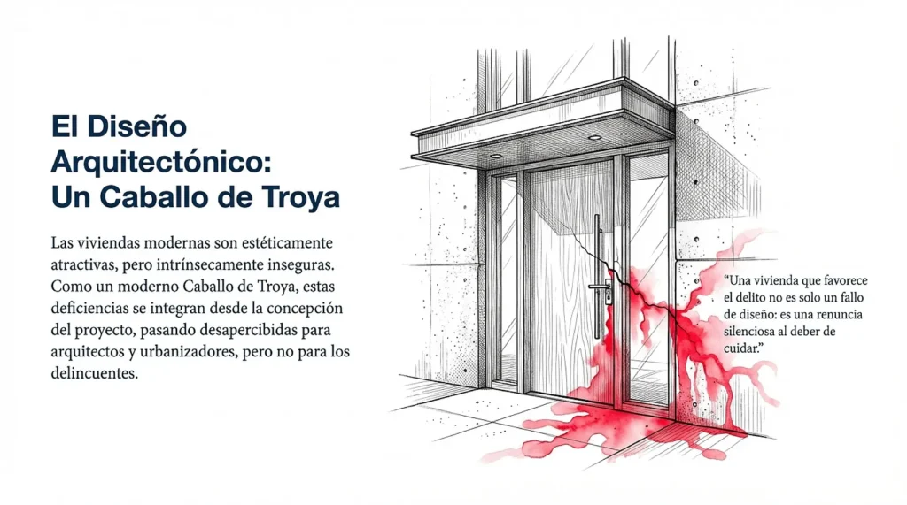 Diseño arquitectónico moderno que puede favorecer intrusiones si no integra criterios de seguridad