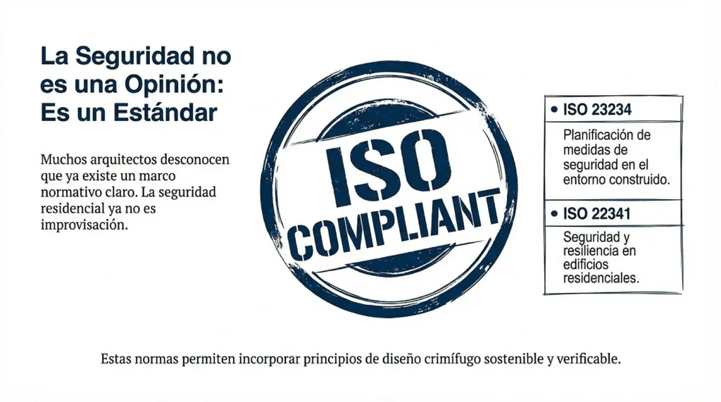 Seguridad residencial basada en normas ISO y criterios técnicos verificables