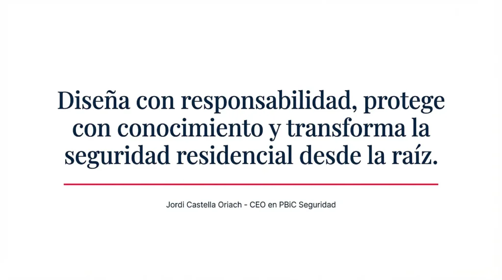 Mensaje sobre diseñar viviendas responsables que protegen desde la raíz arquitectónica